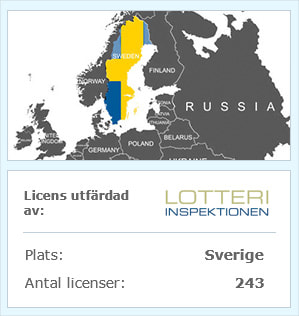 En bild på en Europakarta med Sverige markerat
